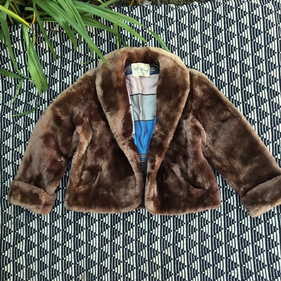 Nashville designer vtg Fur teddy coat - Picture 4 of 16